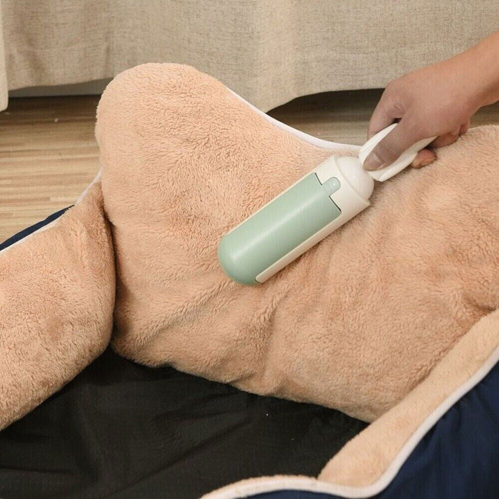 Pet Hair Remover Roller Reusable Pet Fur Remover for Couch Car Seat Carpet Bedding Clothing White