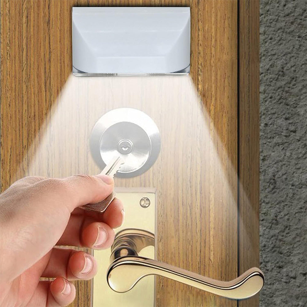 Wireless LED Motion Sensor Night Light with PIR for Hallway & Stairs White