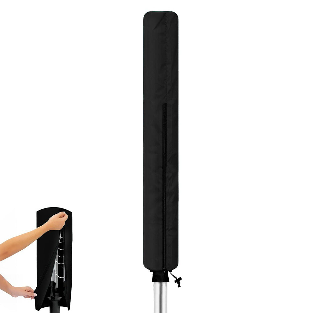 Waterproof Rotary Airer Cover ââ‚?Clothesline Dryer Shield with Zipper Black