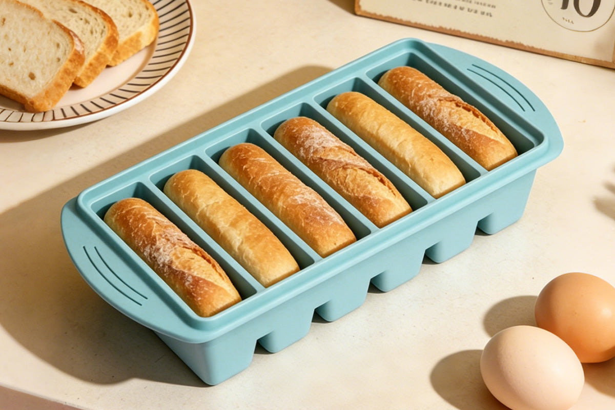 3 Pack Silicone Freezer Trays with Lids - Grey