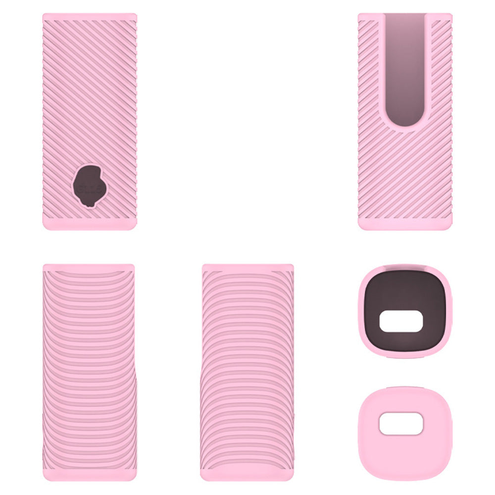 Soft Silicone Case for Skullcandy Dime Evo Wireless Earbuds Pink