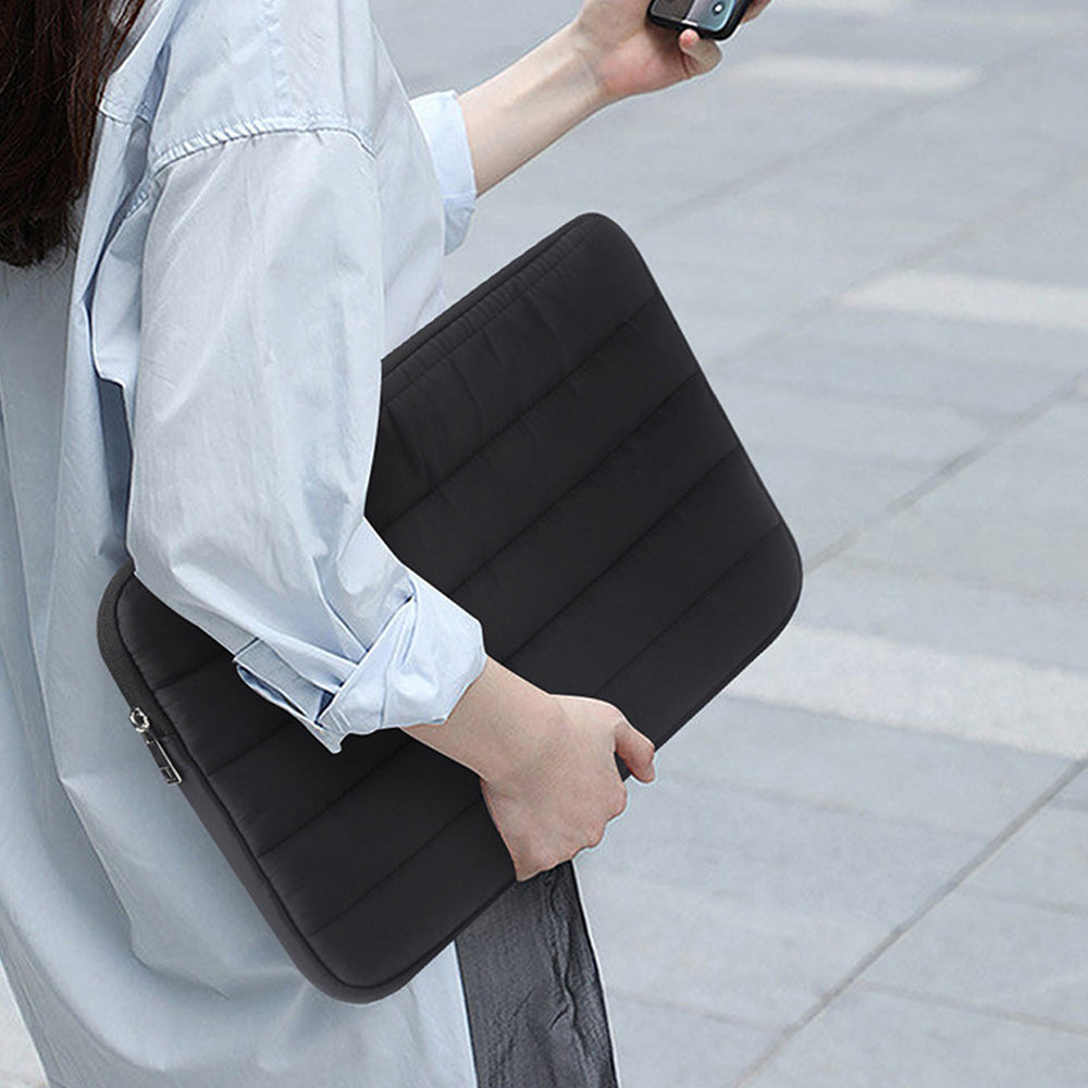 Carrying Case for 12.9-13.3 Inch Laptop Puffy MacBook Sleeve Black