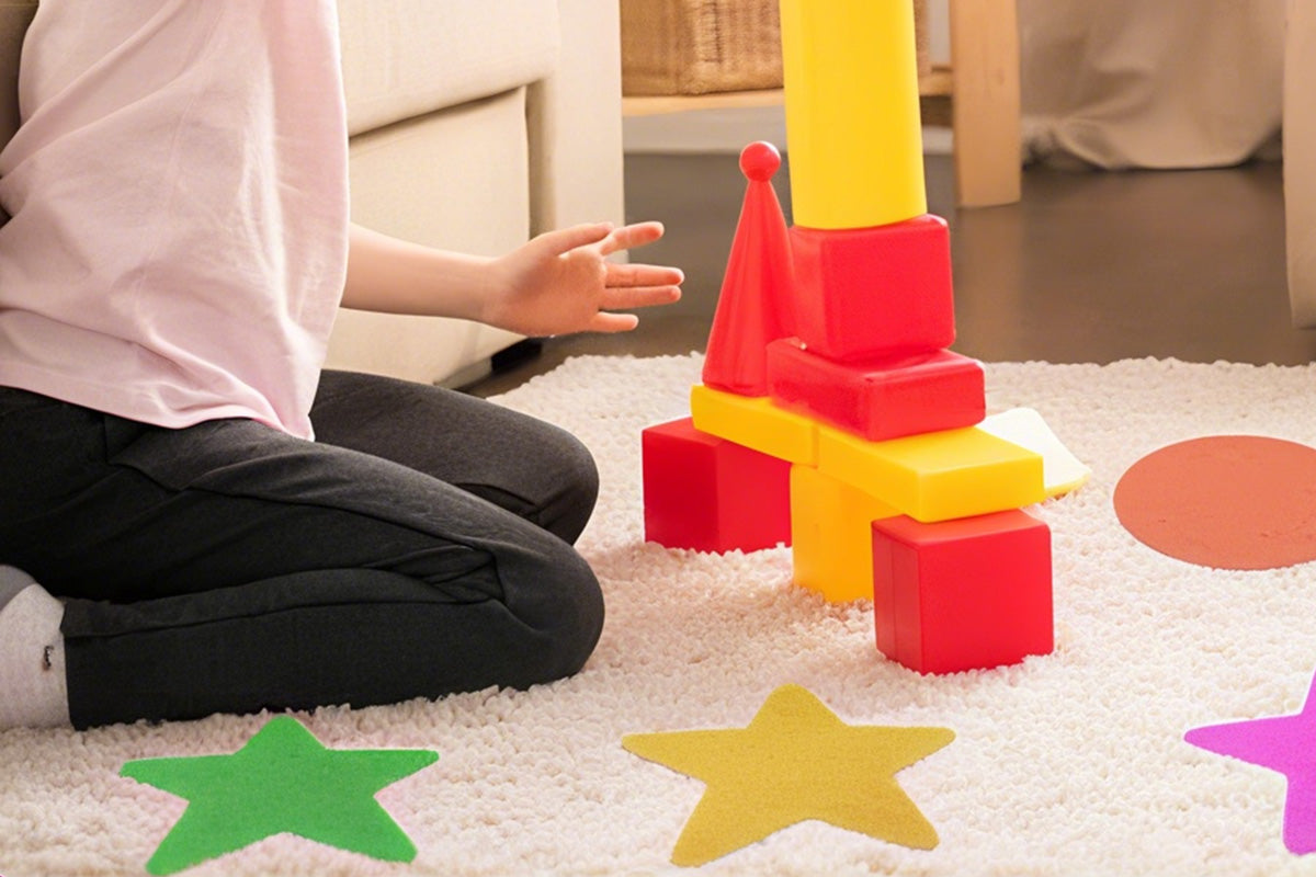 48PCS Star Carpet Spot Markers Classroom Teaching Game Tool