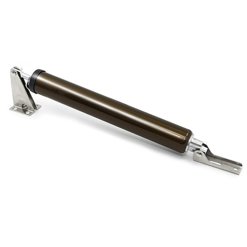 Pneumatic Door Closer with Adjustable Closing Speed Door Shock for Wooden Doors Windows Screen Door Brown