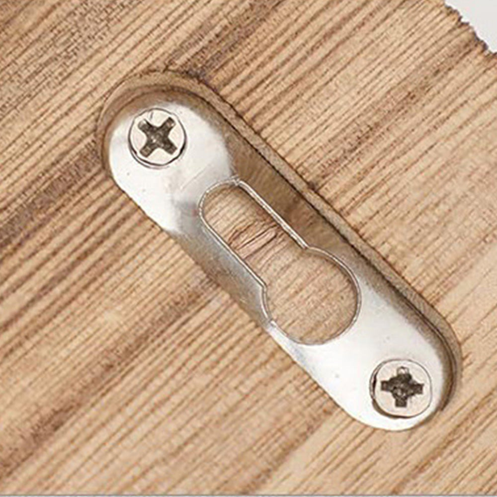 Rustic Wall Mounted Mail and Key Holder Organizer with Hooks for Entryway Wood Color