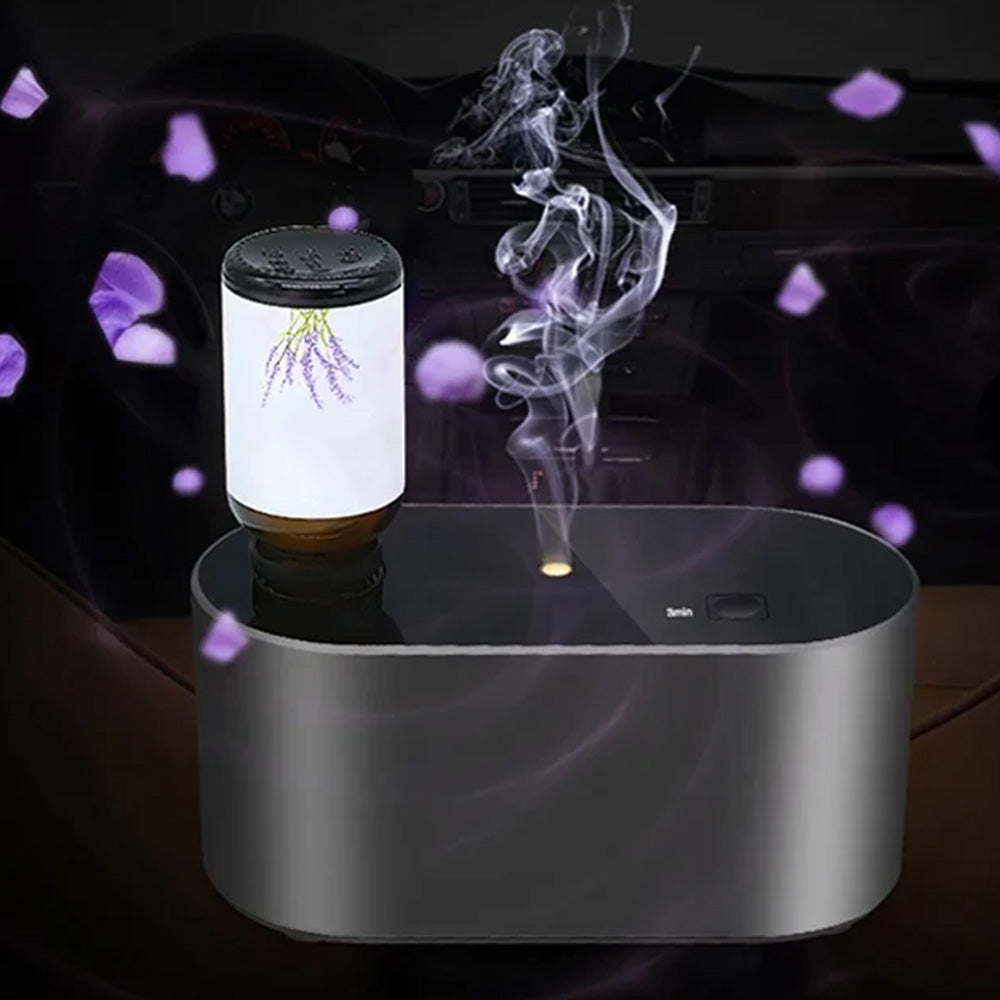 Waterless Diffuser for Essential Oil 3 Mist Modes Scent Air Aromatherapy Diffuser for Home Office Bedroom Black