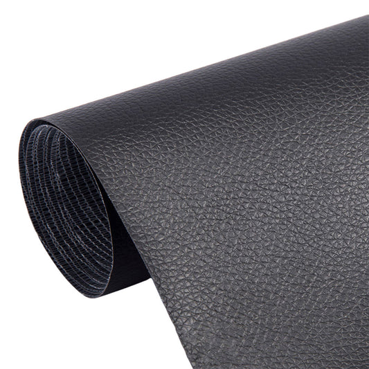 2M Self-Adhesive Leather Repair Patch Renovation Sticker for Couch Sofa Car Seat Chair Black