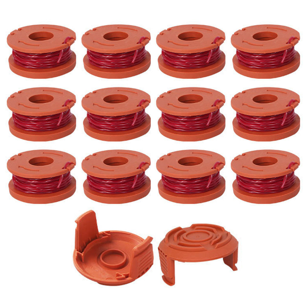 14Pcs Set Replacement Grass Trimmer Line Spool Tools Compatible with WORX Weed Eater