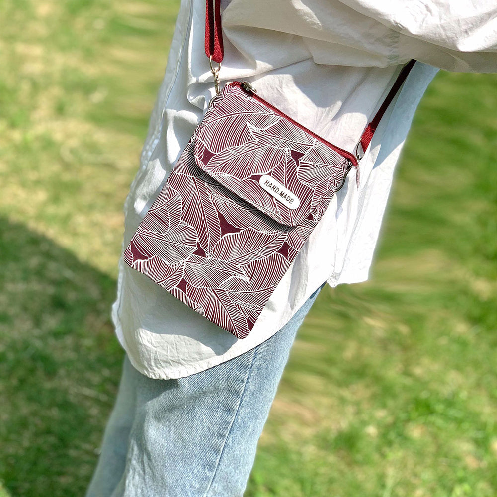 Small Cross-body Cell Phone Case Shoulder Bag Purse Pouch Handbag for Women Girls Purple