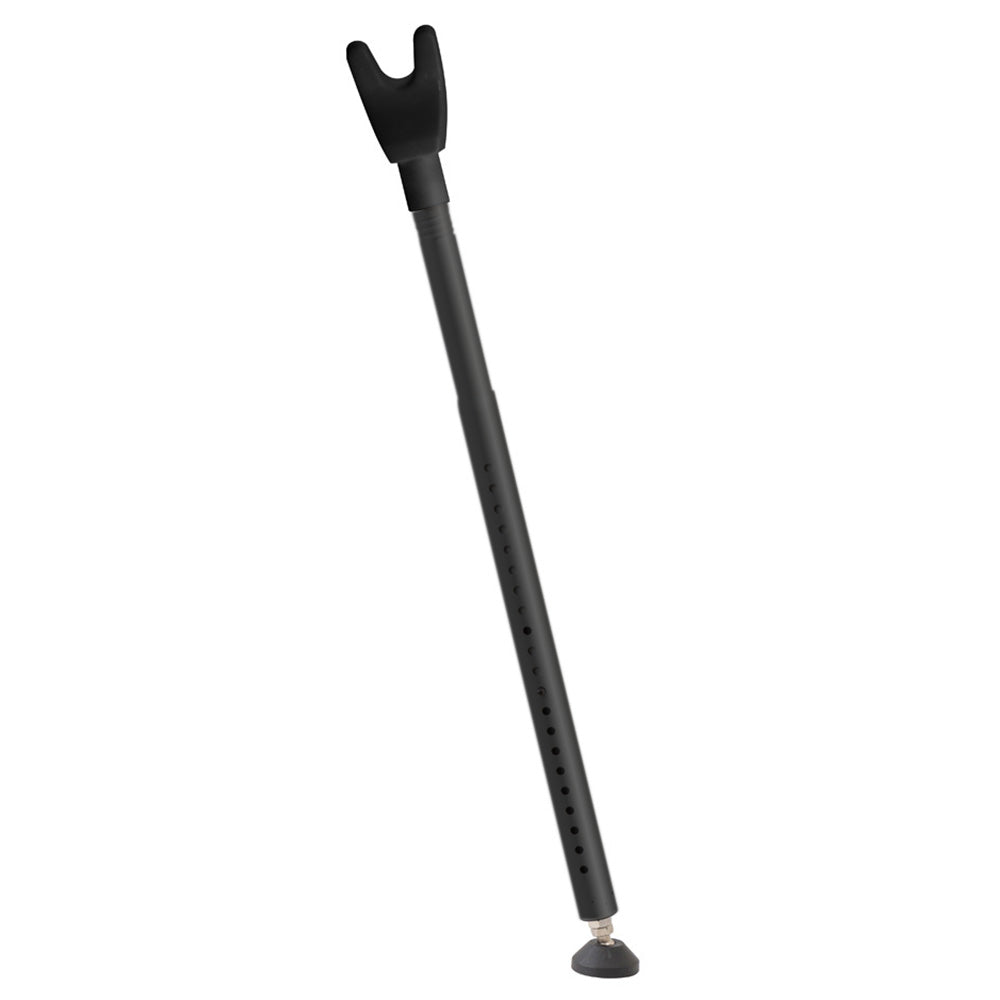 Adjustable Door Security Bar Sliding Stopper Bar for Home Apartment Travel Hotel Black