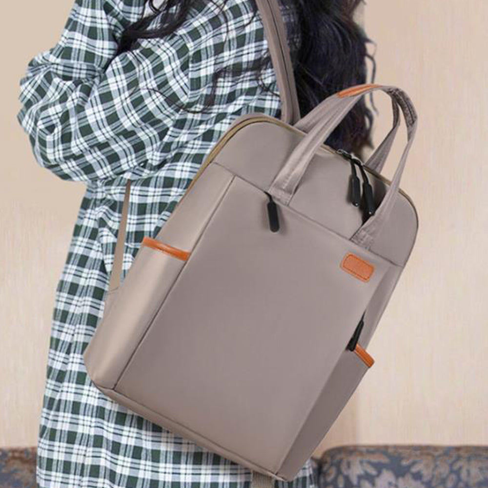 Travel Laptop Backpack Casual Rucksack Shoulder Bag for Work School Khaki