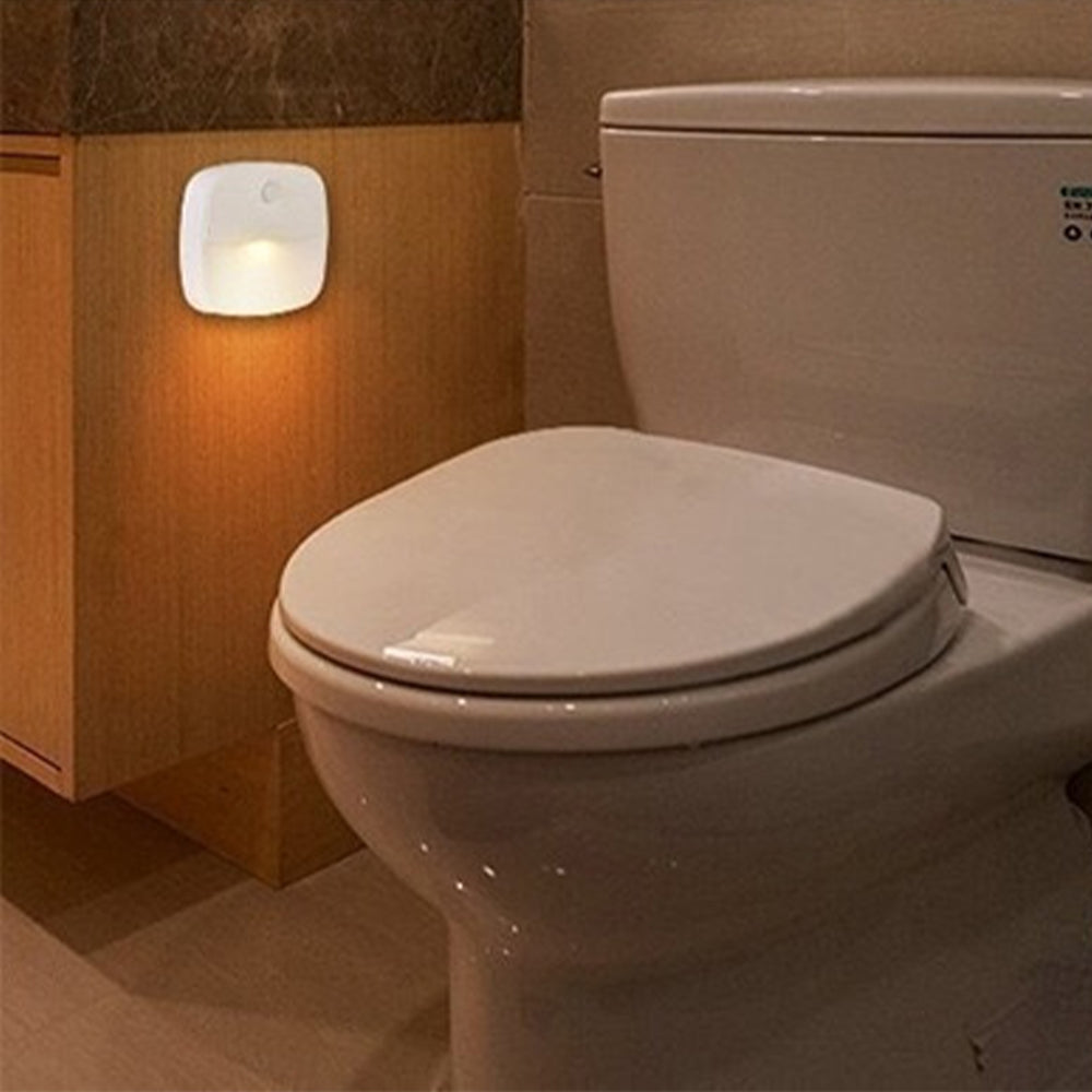 8pcs Motion Sensor Closet Lights Indoor Stair Lights Cordless LED Step Night Light for Under Cabinet Hallway-Warm White
