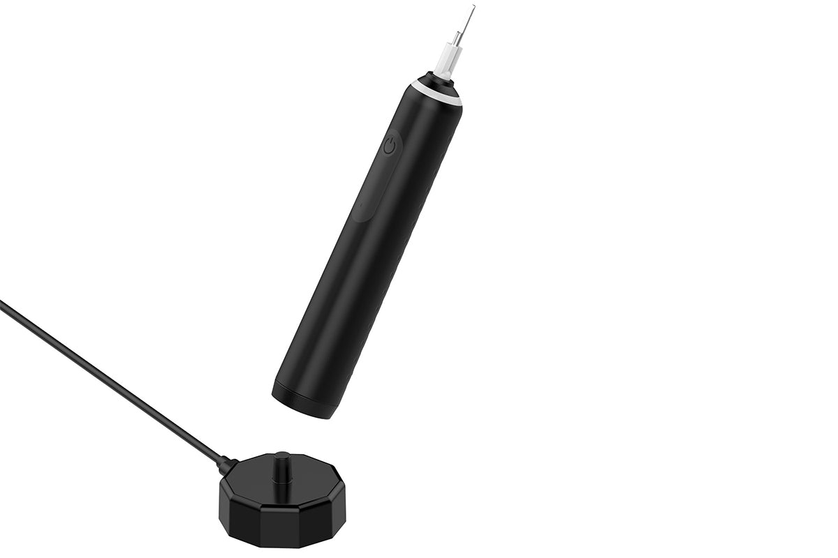 2Pcs USB Charger for Braun Oral-B Electric Toothbrushes Portable Charging Base Power Cable Cord-Black
