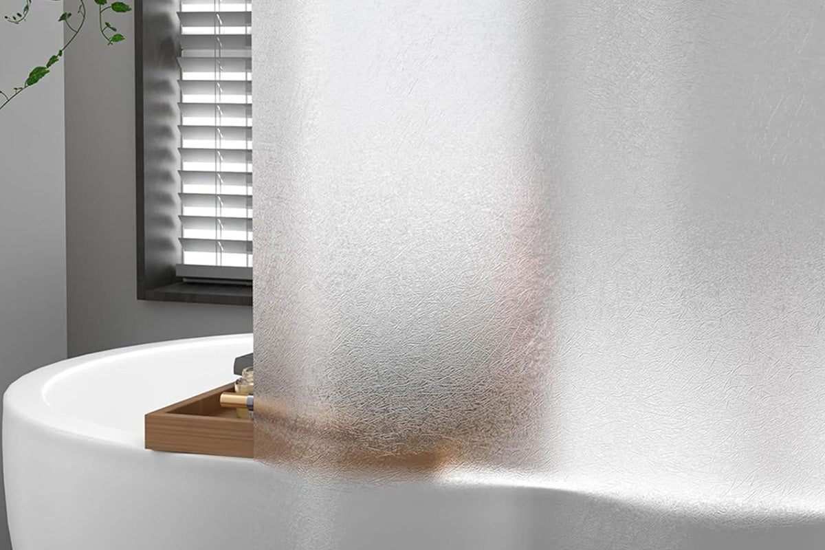 PEVA Shower Curtain Liner with Grommets and Hooks - Clear