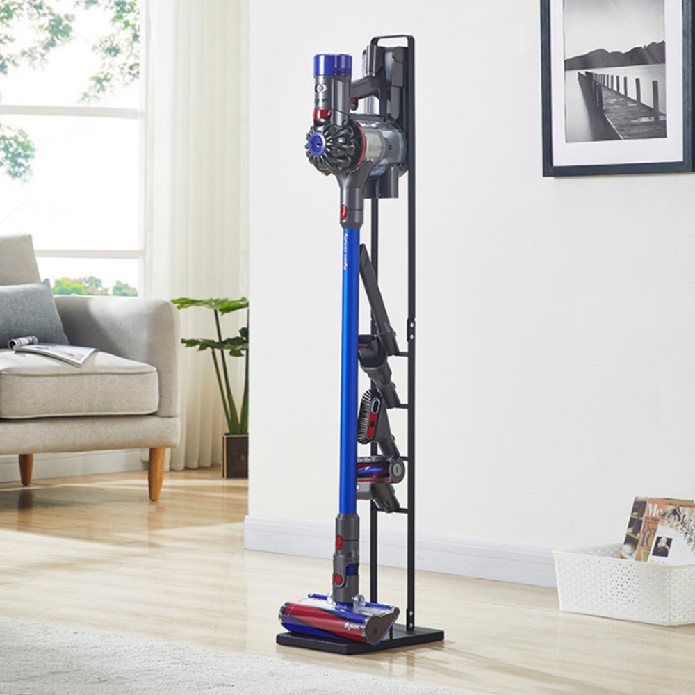 Vacuum Cleaner Stand Metal Storage Bracket Stand Holder for Dyson V15 V12 V11 V10 V8 V7 V6 Black