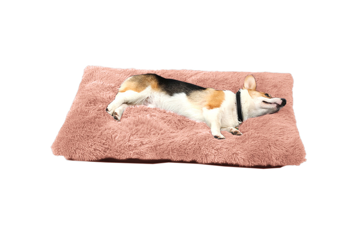 Pad Dogs Cats Indoor Pet Snuggle Warming Safe Bed Warmer-Pink