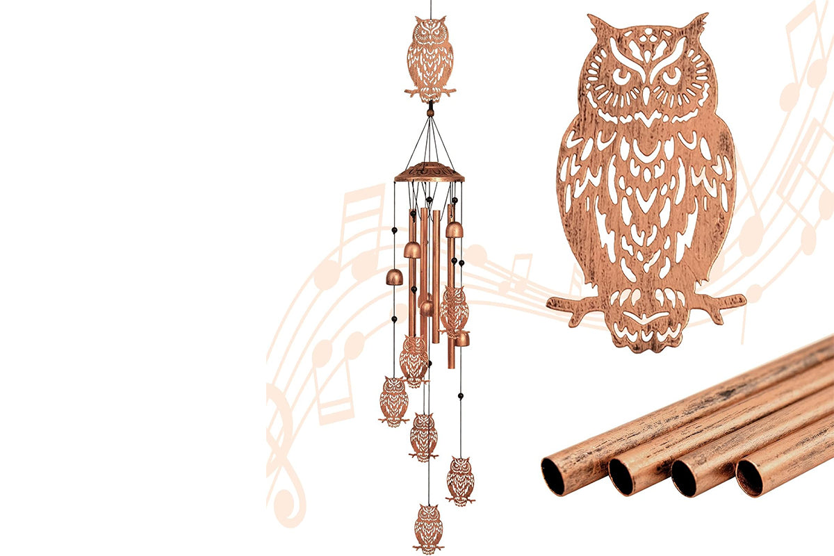 Wind Chime for Outside Patio Garden -Owl