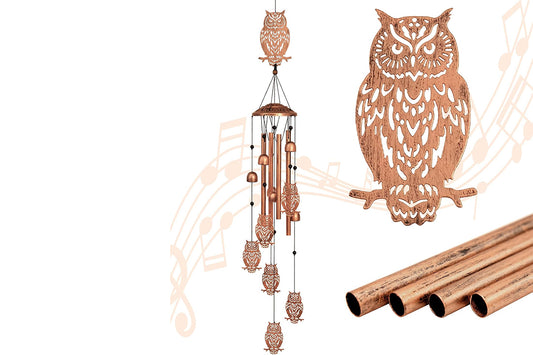 Wind Chime for Outside Patio Garden -Owl