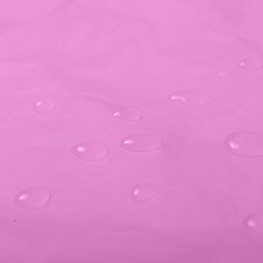 Reusable Unisex Raincoat Non-Disposable Raincoat Waterproof Hooded Poncho Pink