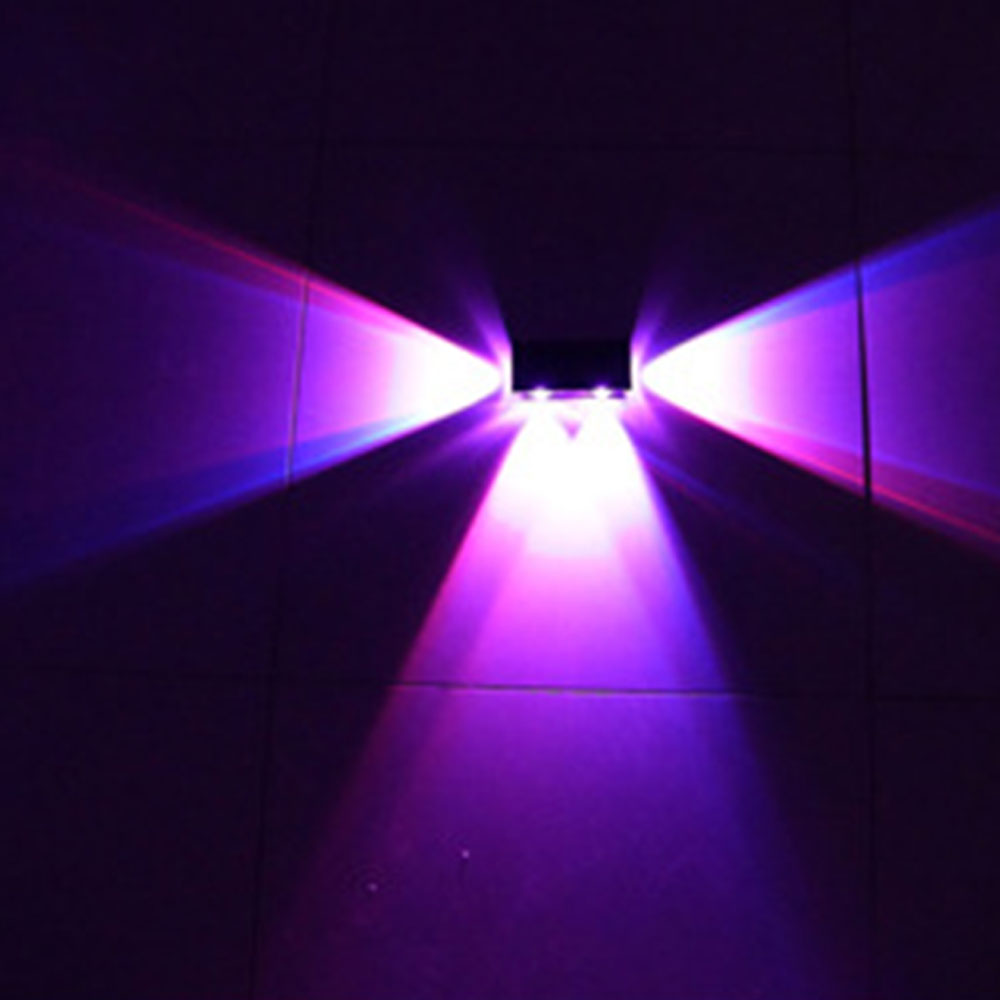 4Pcs Solar Colorful Fence Lights Outdoor Gardeb Deck Lights Step Wall Lights for Garden