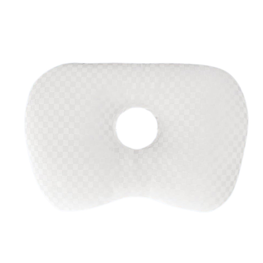 Ear Piercing Pillow with Hole Soft Ear Pillow for Side Sleepers White