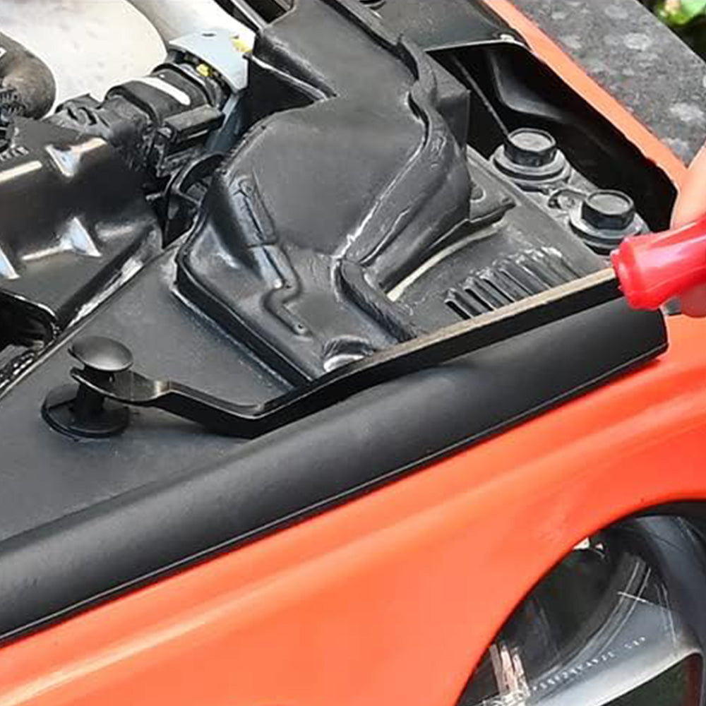 238Pcs Car Trim Removal Tool Kit Universal Clip Set with Fastener Removers for Auto Marine Home Repairs Red