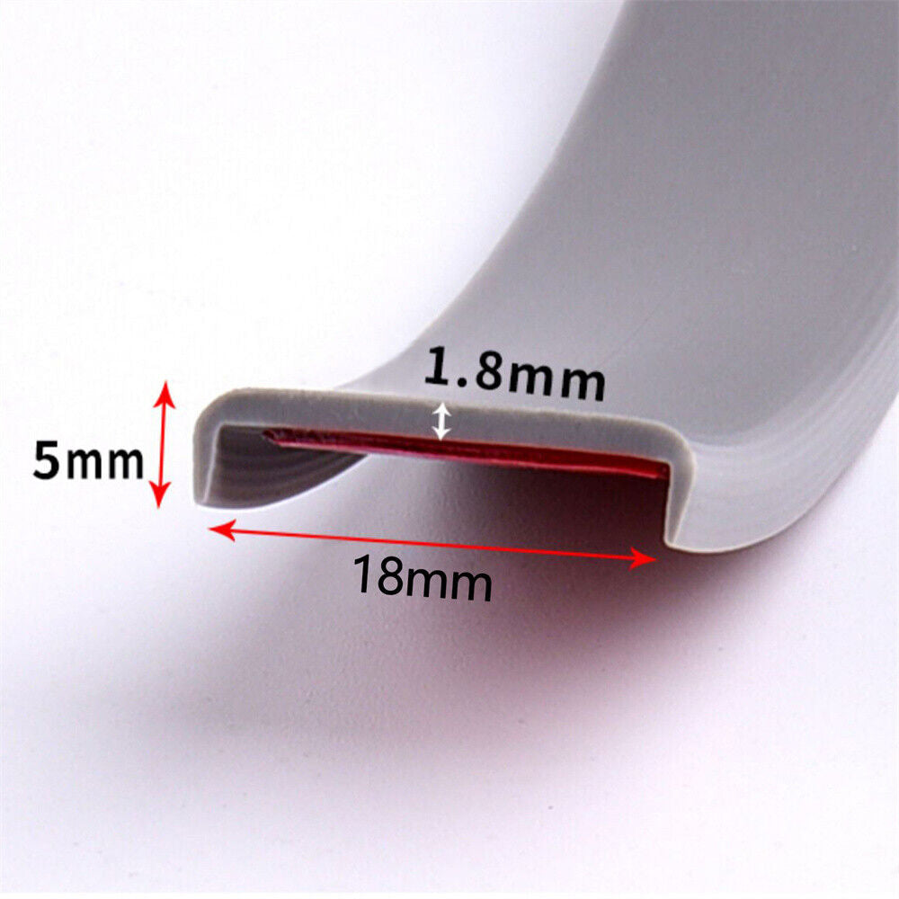 U-Shape Edge Banding Self Adhesive Edge Banding Corner and Collapsible Edge Protector for Cabinet Repair White
