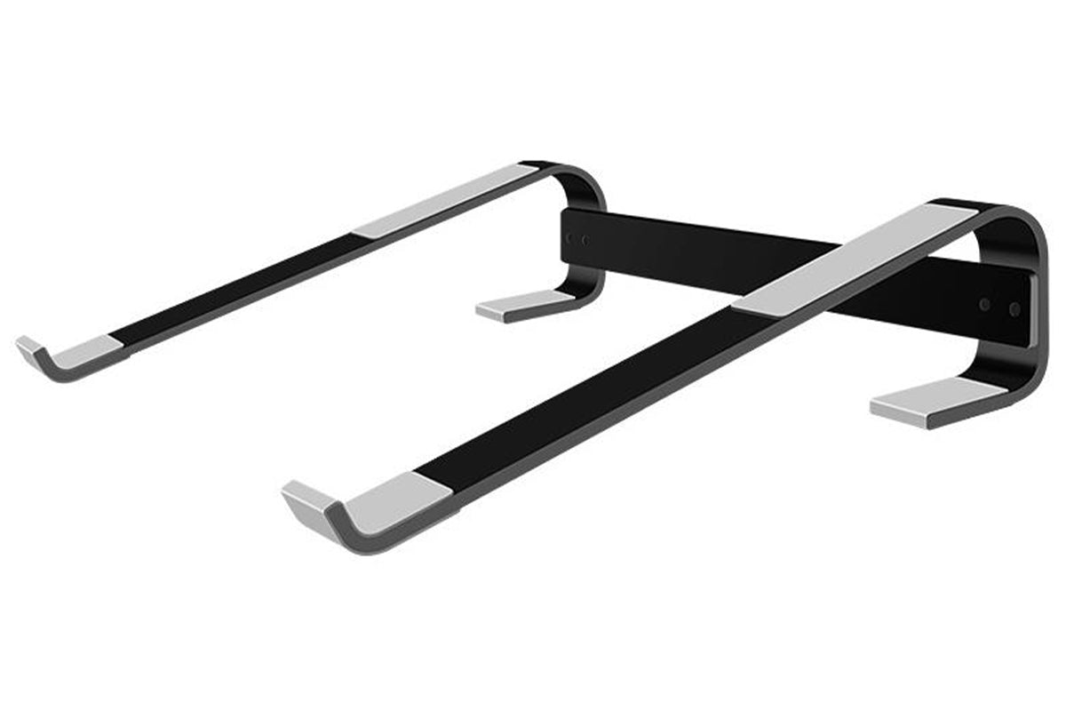 Laptop Stand Foldable Portable Desktop Holder Compatible with 10-18 inch MacBook-Black