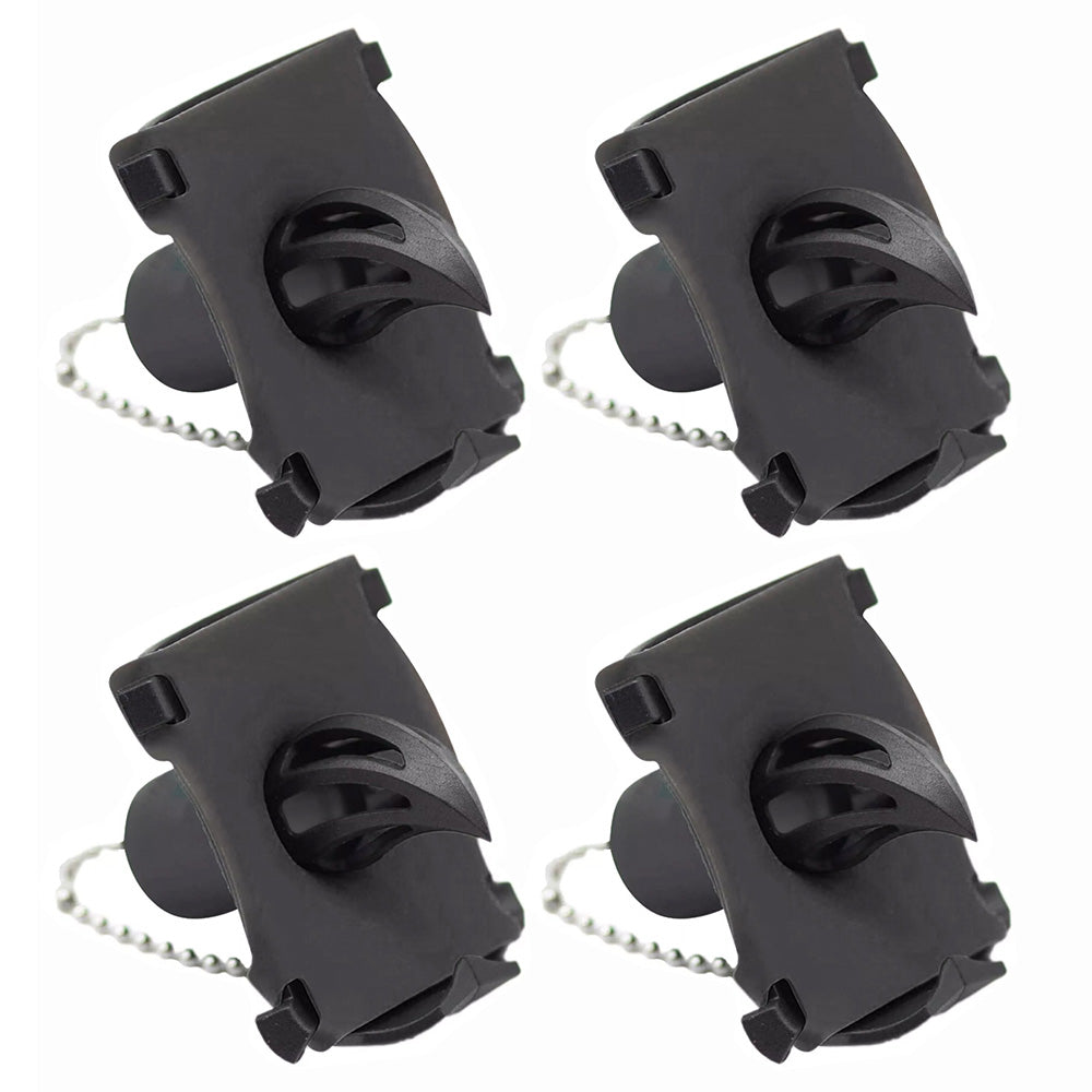 4Pcs Bottle Opener Innovative Can Beer Opener with Built-in Funnel Black