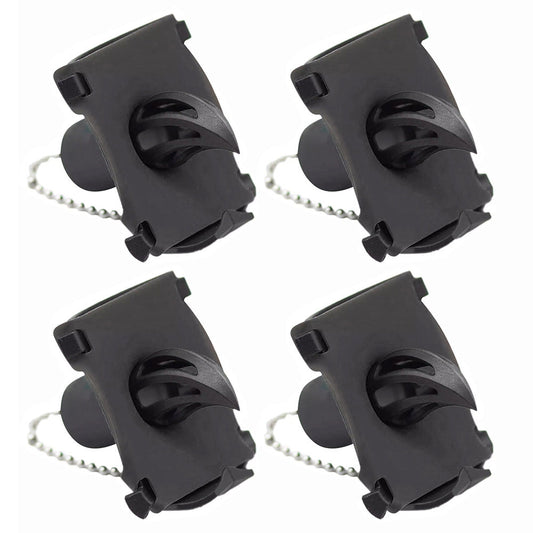 4Pcs Bottle Opener Innovative Can Beer Opener with Built-in Funnel Black
