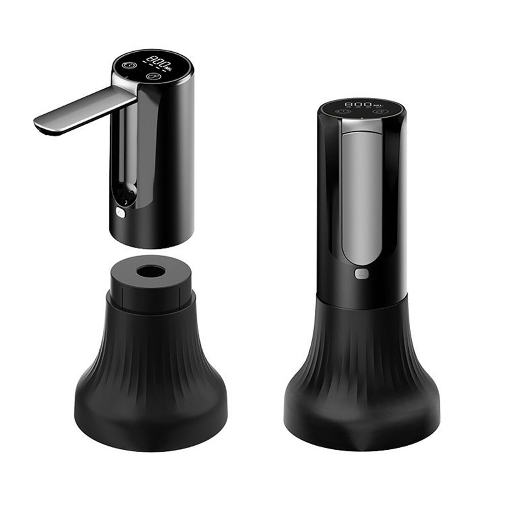 Digital Automatic Water Pump USB Rechargeable Water Dispenser Black