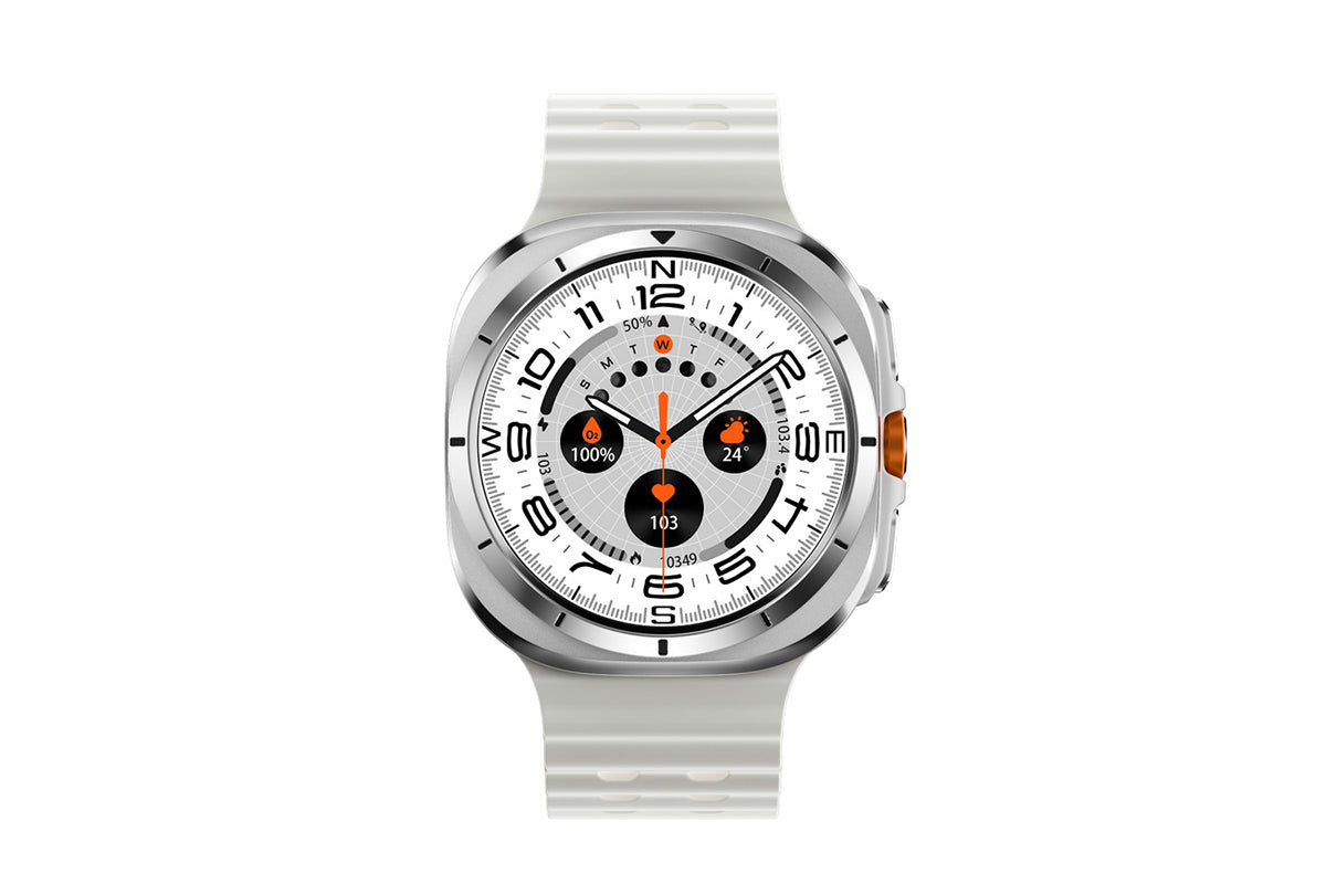 Smart Watch 1.43-Inch Fitness Watch with Heart Rate Sleep Monitor Blood Oxygen Sedentary Reminder OTA SOS Activity Tracker-Silver