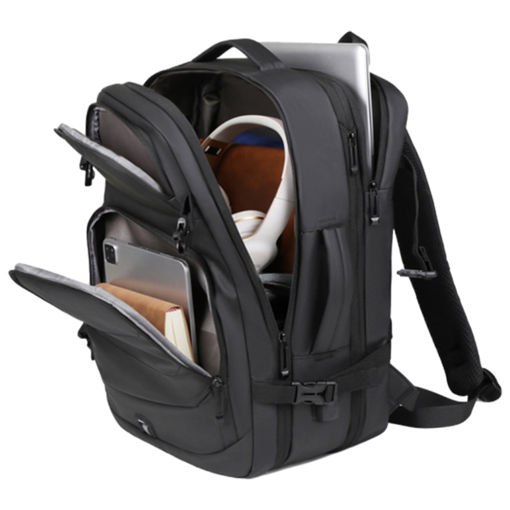Expandable Luggage Backpack Large Travel Laptop Bag School Bag with USB Charging Port