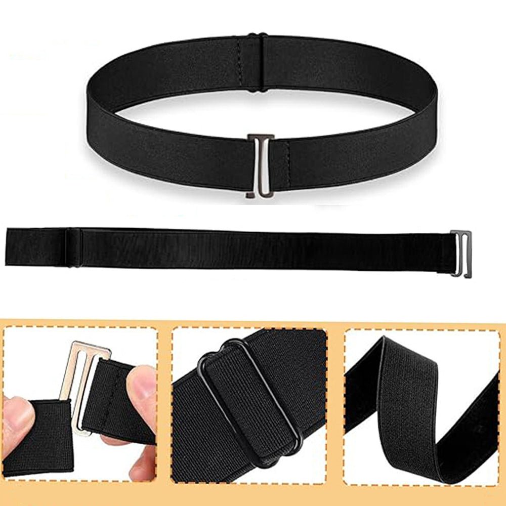 4Pcs Elastic Belt Stretch Invisible Waistband for Women Jeans Pants-Style2