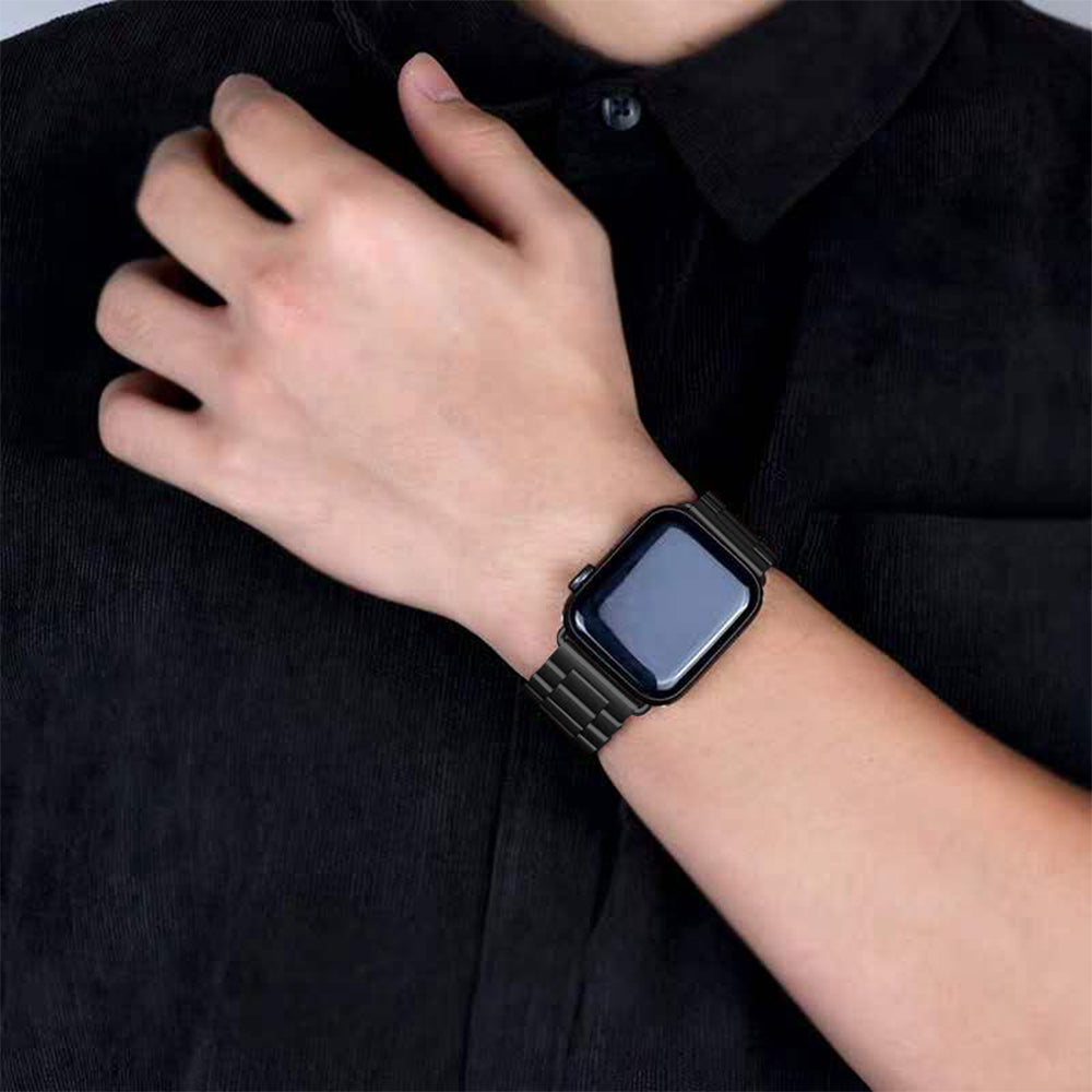 Stainless Steel iWatch Band Metal Strap For Apple Watch-38-40-41mm Black