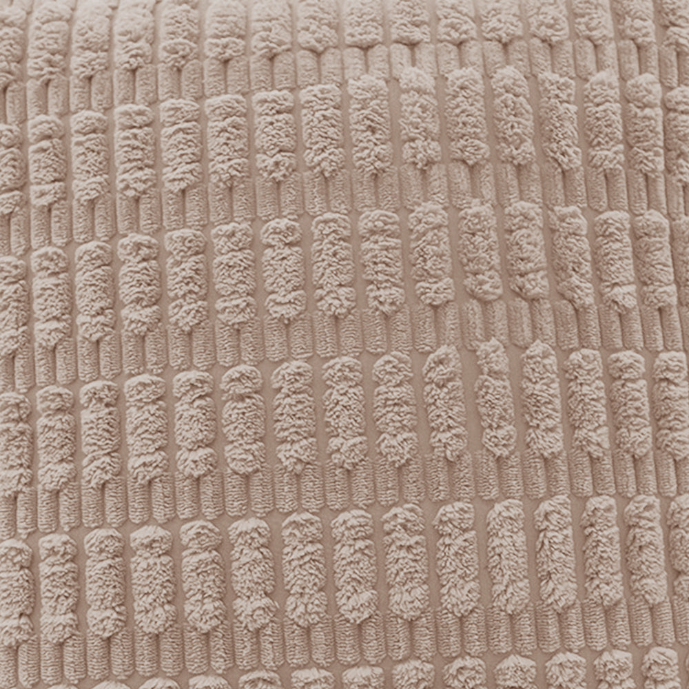 2Pcs Set Throw Pillow Covers Neutral Decorative Pillowcase for Couch Bed Sofa Light Brown