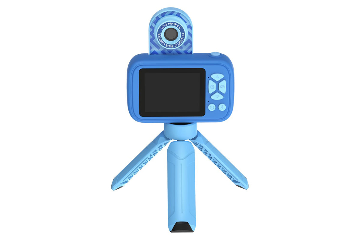 32GB Camera Toys for Boys Girls 1080P HD Digital Camera with Flip up Lens for Selfie and Video Christmas Birthday Party Gifts-Blue