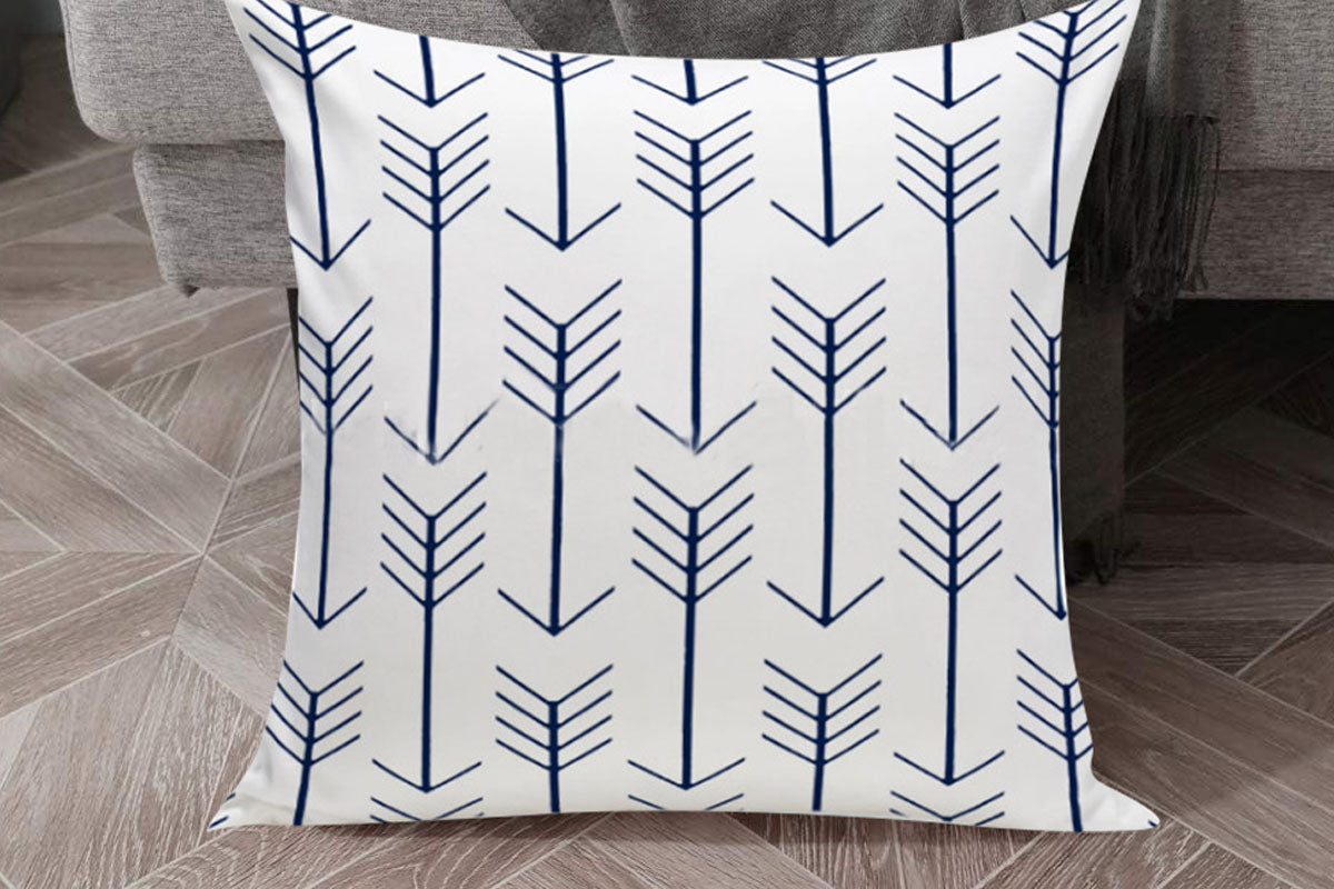 45X45CM Linen Geometric Throw Pillow Cushion Cover ST4