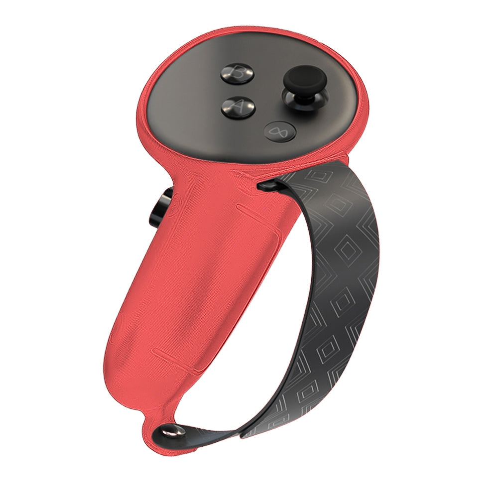 Silicone Controller Grips Cover VR Accessories Compatible with Meta Quest 3/Meta Quest 3S Red