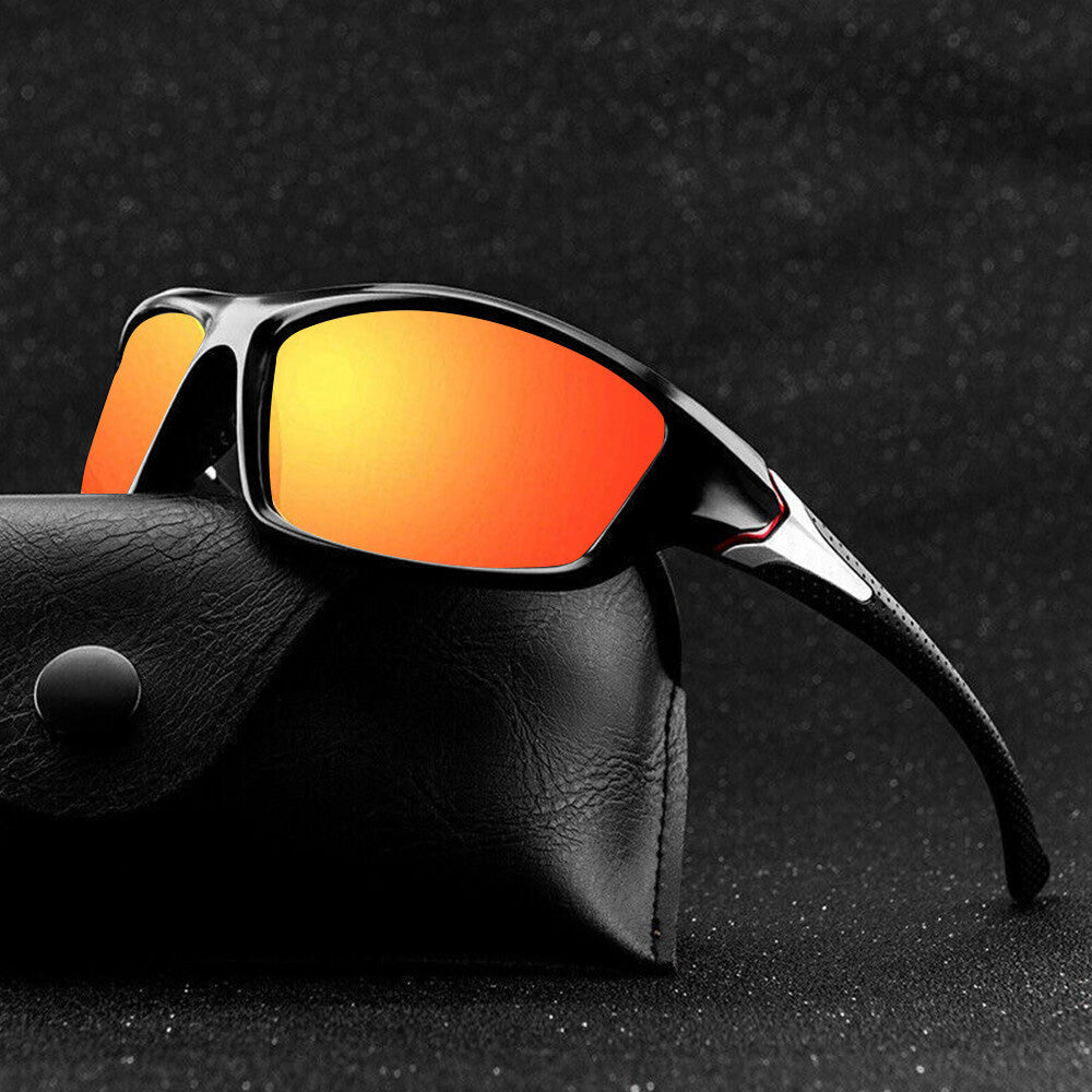 Polarized UV Sunglasses �Sports & Fishing Glasses for Travel Outdoors Red