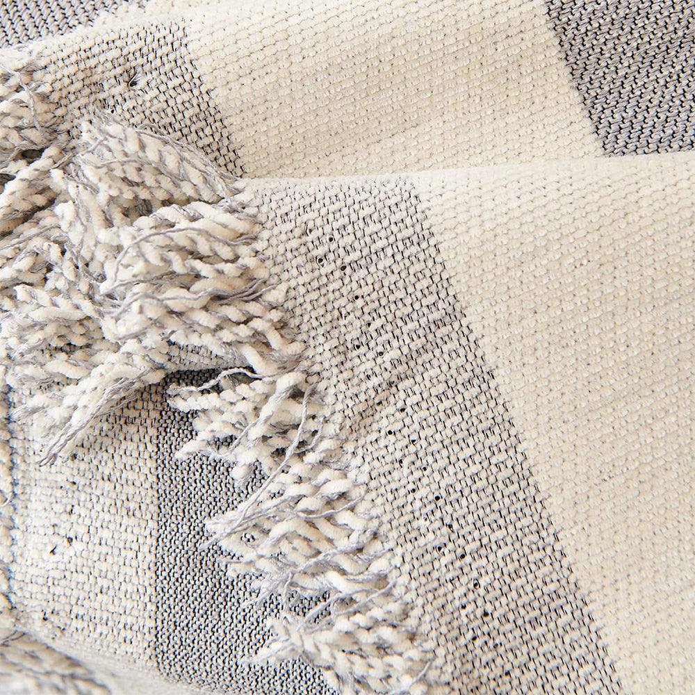 Boho Couch Cover Geometric Sofa Blanket Furniture Protector Grey