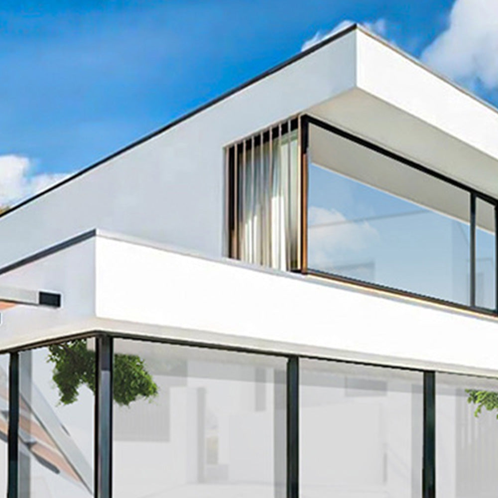 3-Meter Static Cling Sunlight Blocking Window Film One-Way Privacy Window Film Silver