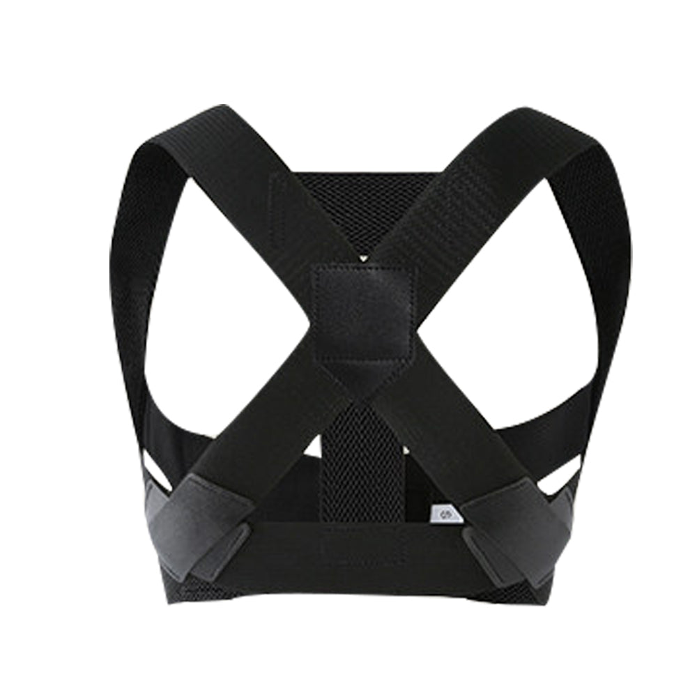 Adjustable Posture Corrector for Back Shoulder Brace Back Support Belt Black