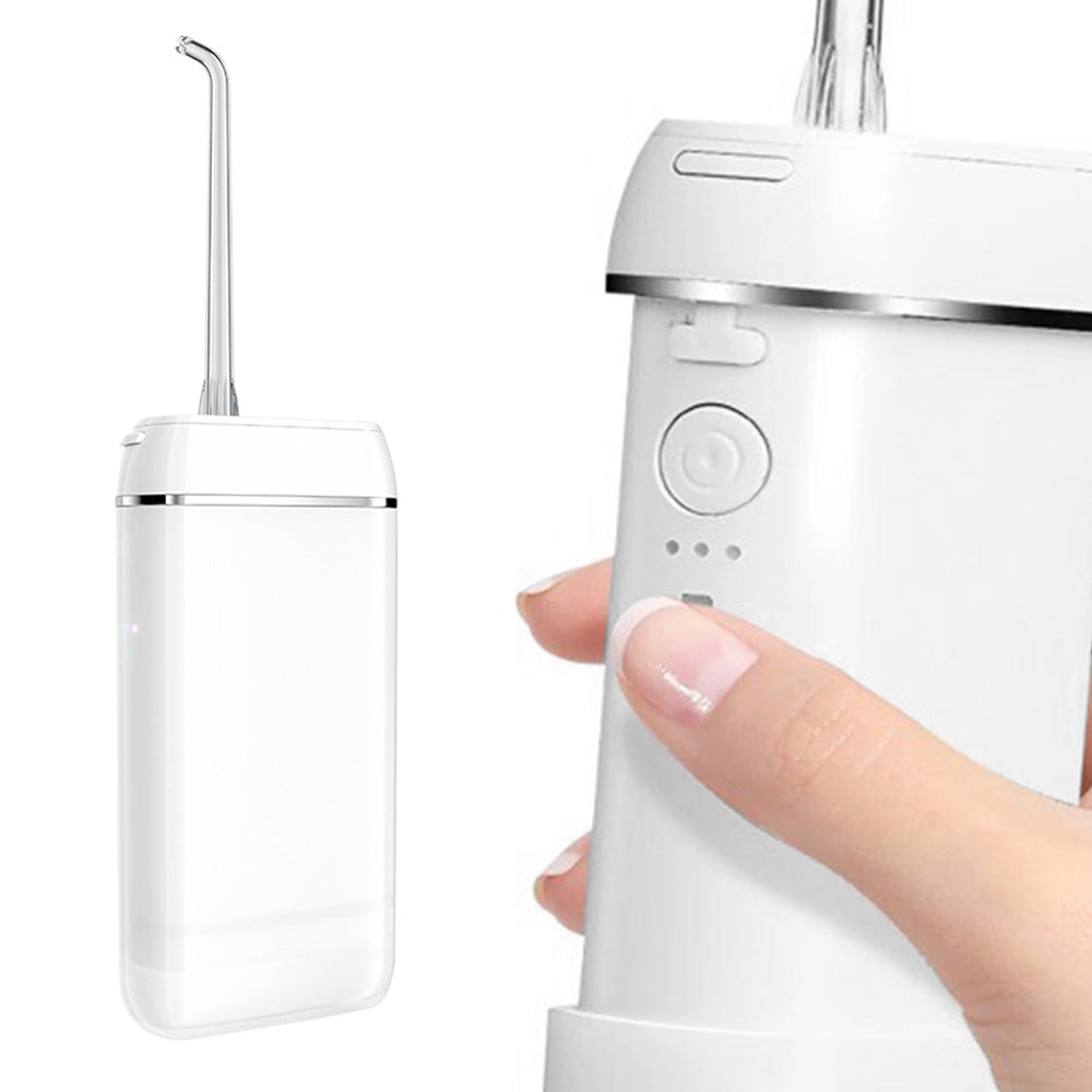 3-Mode Water Flosser Cordless Oral Flossers for Teeth and Braces Cleaning White