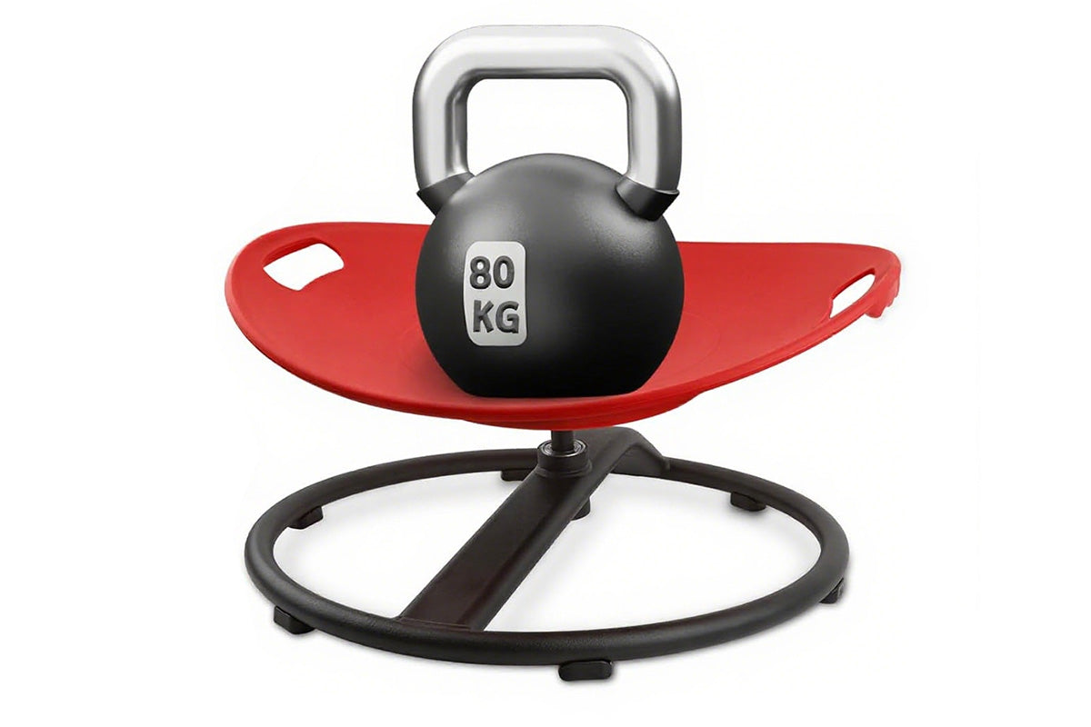 Balance Training Spin Chair for Autistic Little Ones Sensory Spinning Chair 100kg Weight -Red