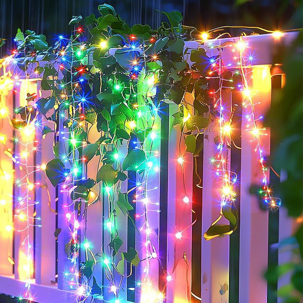 Solar String Lights ¨C Outdoor Waterproof Fairy Lights for Patio and Balcony Multicolor