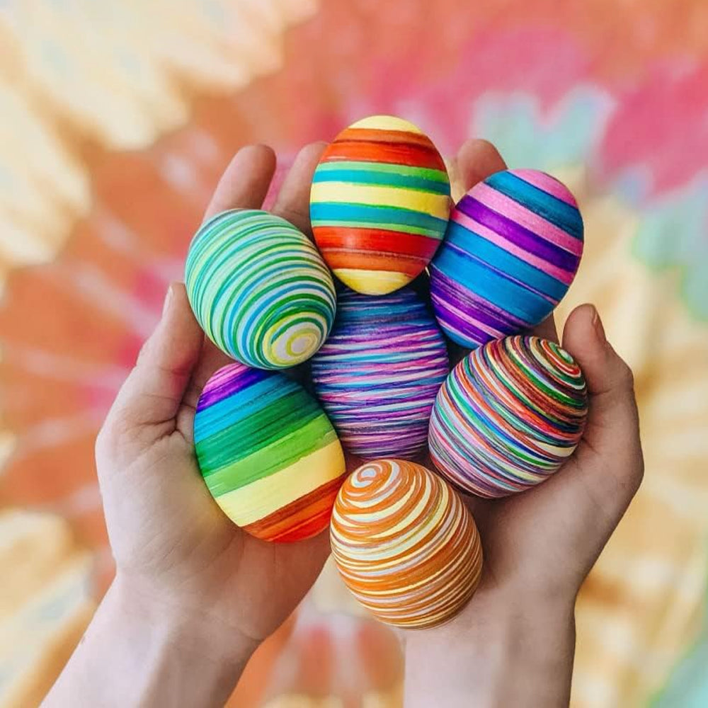 Easter Egg Decorator Kit Egg Decorating Spinner for Kids Easter Egg Painting Style 4