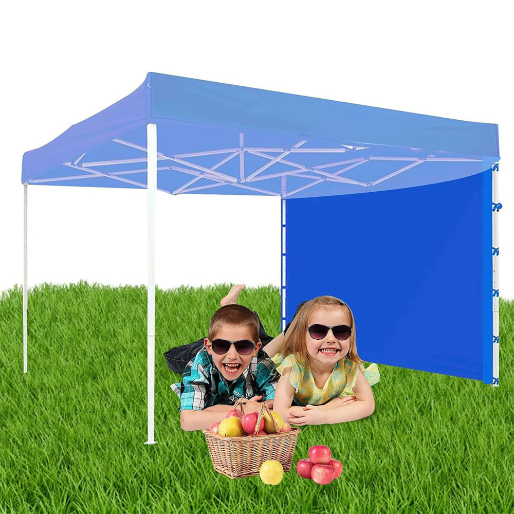 Instant Canopy Tent Sidewalls Portable Canopy with Side Panels for Camping Blue