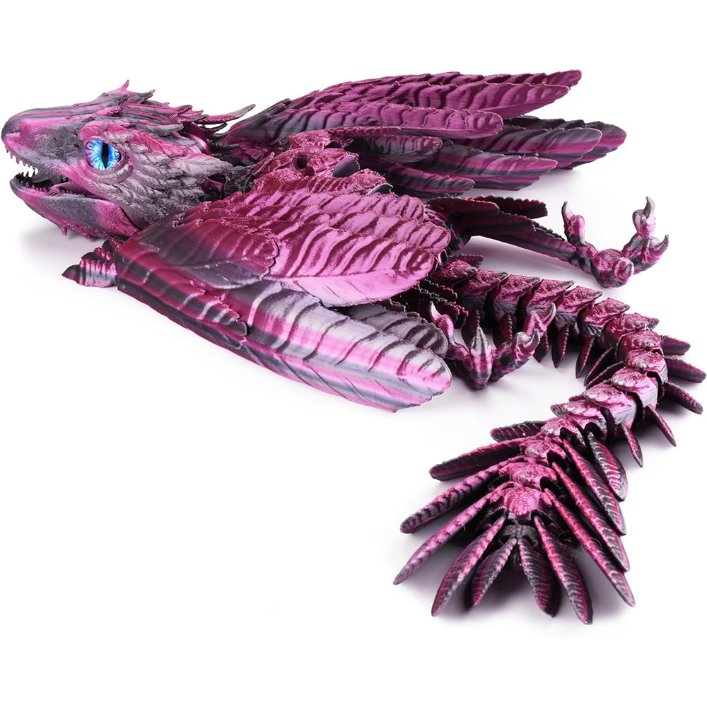 3D Printed Wyvern Dragon Flexible Articulated Dragon Toy Desktop Decor Style 5