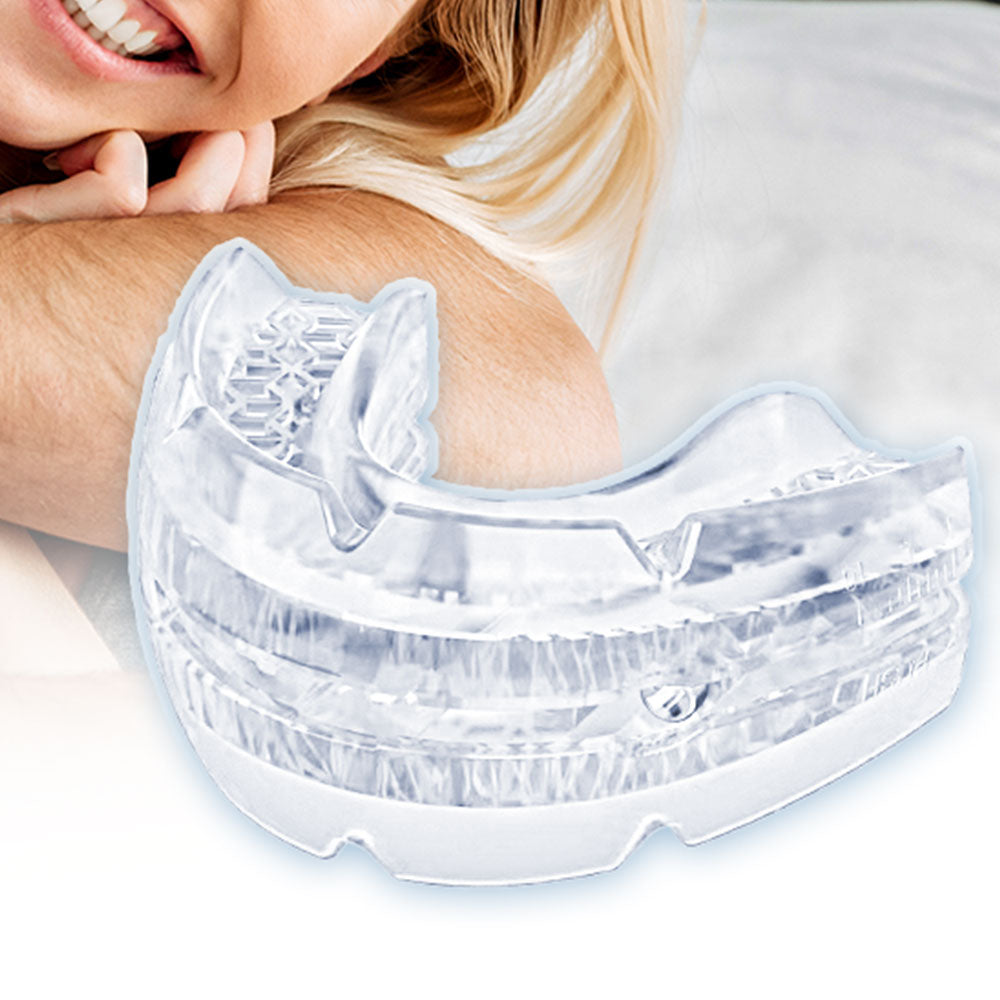 Adjustable Anti-Snore Mouthpiece Stop Teeth Grinding Mouth Guard Sleeping Aid Transparent